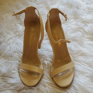 Dream Paris Heels in Nude